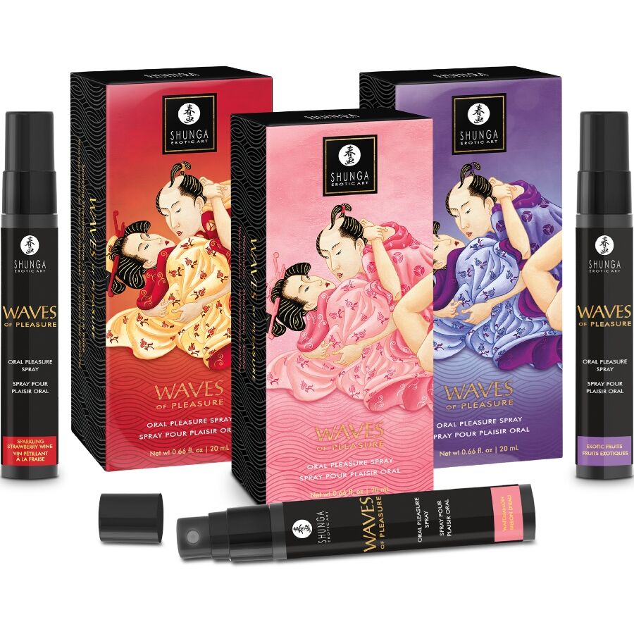 SHUNGA - WAVES PLEASURE SPRAY ORAL SEDUCTIVE EXOTIC FRUITS 20 ML - immagine 5