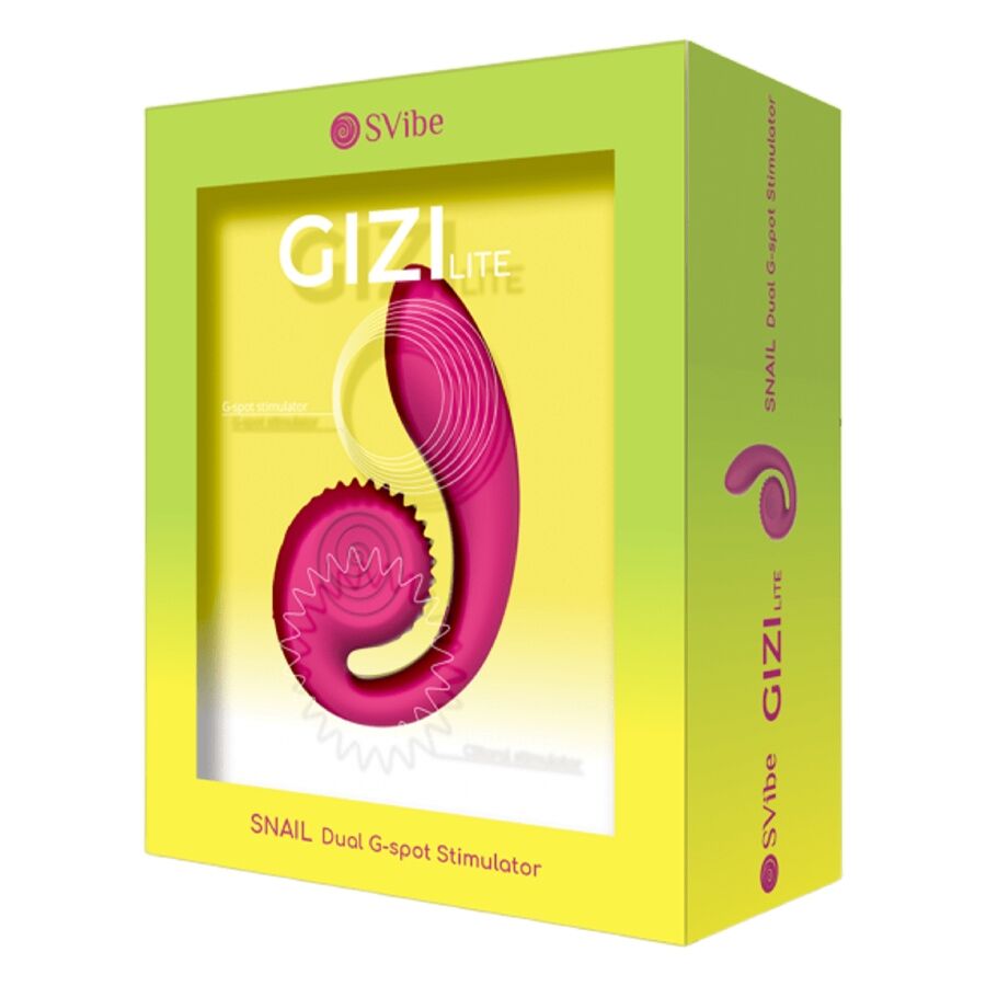 SNAIL VIBE - GIZI LITE DUAL G-SPOT CLITORAL PINK VIBRATOR - Image 4
