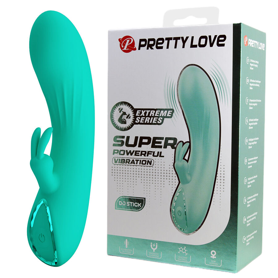 PRETTY LOVE - DJ STICK G-SPOT TURQUOISE VIBRATOR