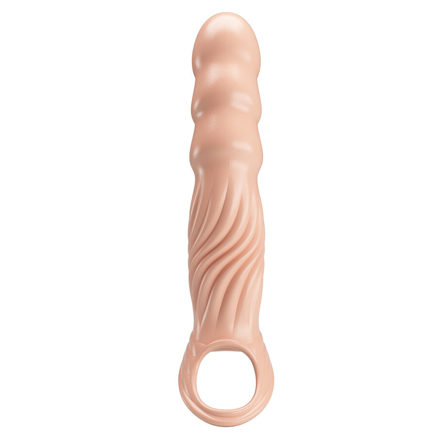 PRETTY LOVE - TEXTURED PENIS SHEATH WITH EXTENDERS - Image 3