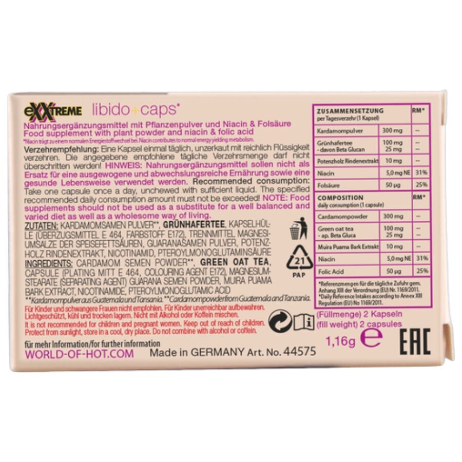 HOT - EXXTREME LIBIDO CAPS WOMAN 2 UNITS - Image 4