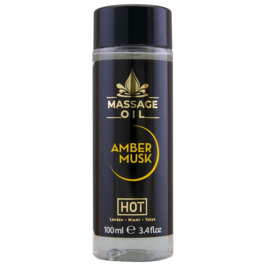 HOT - MASSAGE OIL AMBER  MUSK 100 ML