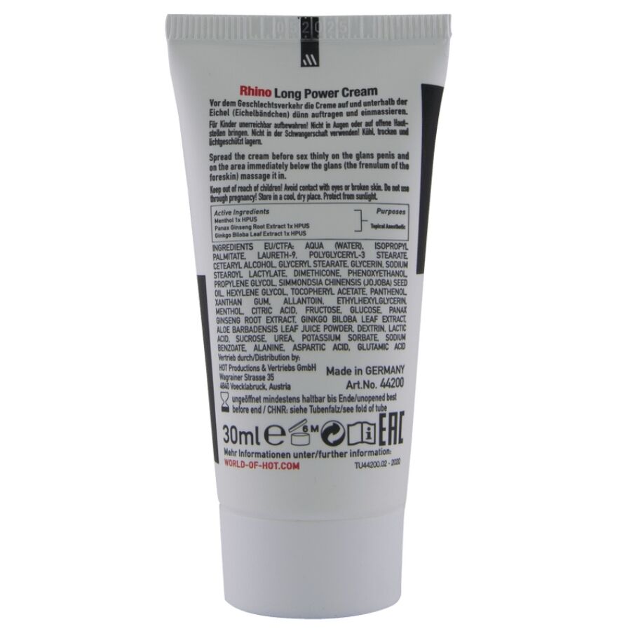 HOT - RHINO LONG POWER CREAM 30 ML - Image 3