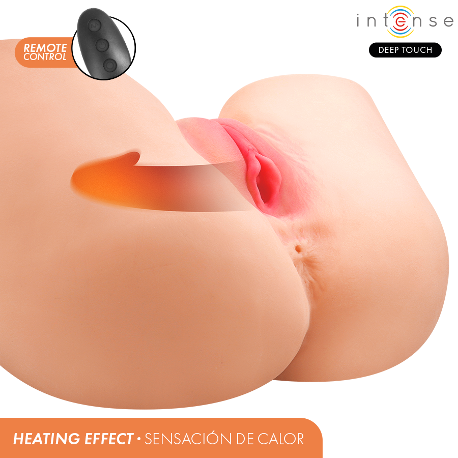 INTENSE DEEP TOUCH - JULIA ANAL AND VAGINAL MASTURBATOR WITH SUCTION, HEAT, VIBRATION AND VOICE EFFECTS WITH REMOTE CONTROL 9 KG - Image 4