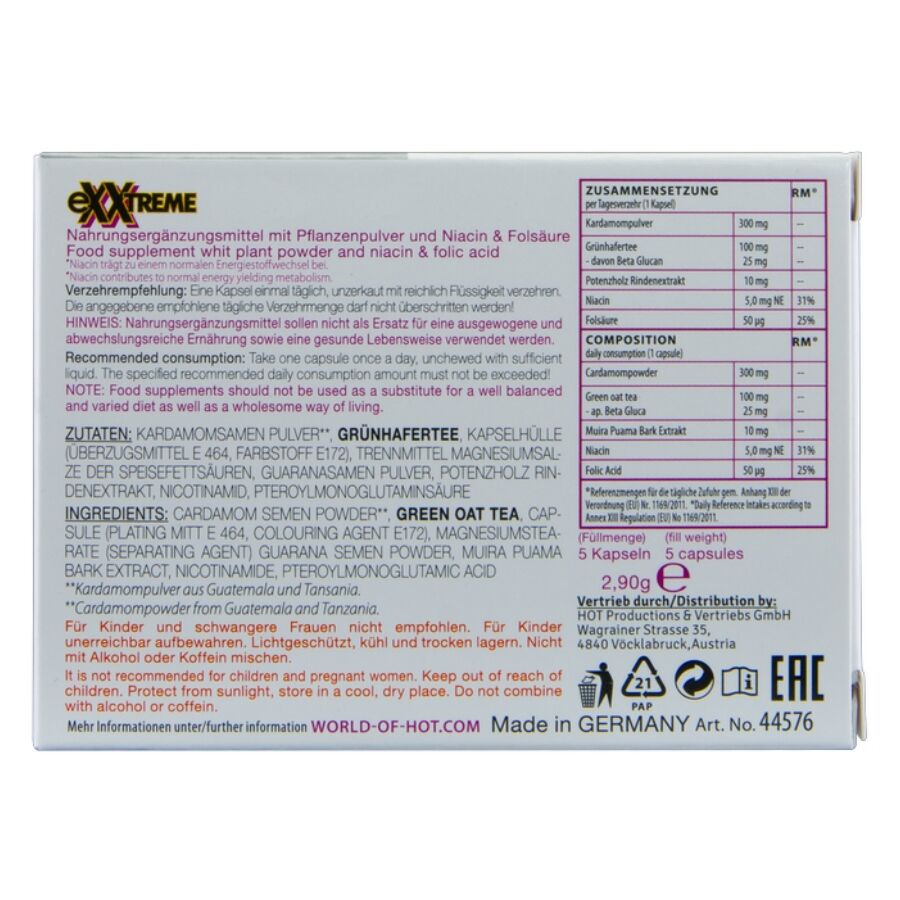 HOT - EXXTREME LIBIDO CAPS WOMAN 5 UNITS - Image 4