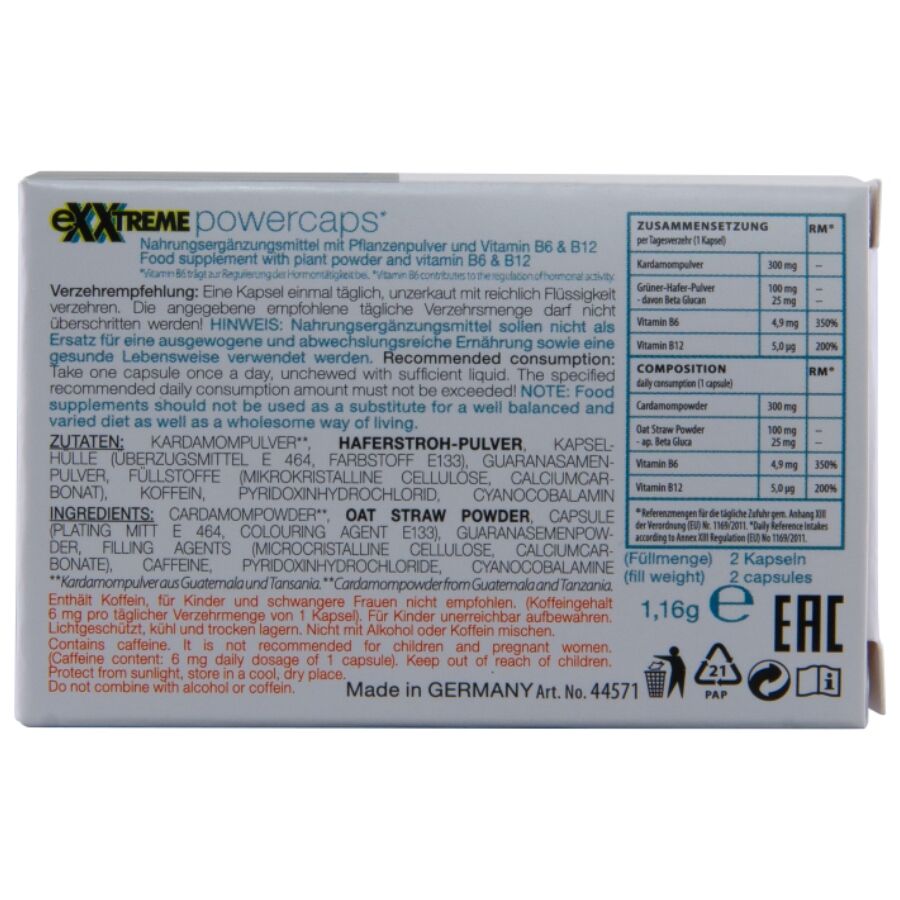 HOT - EXXTREME POWER CAPS MAN 2 UNITS - Image 4