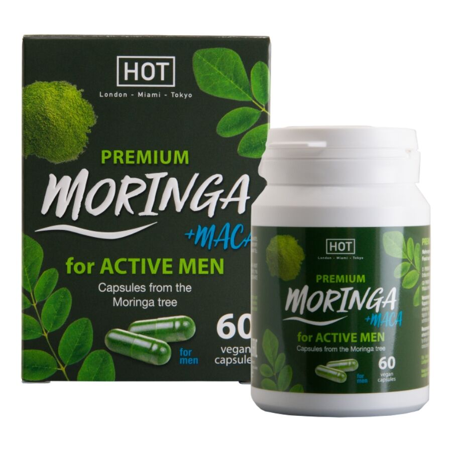 HOT - MORINGA MEN CAPS MAN 60 UNITS