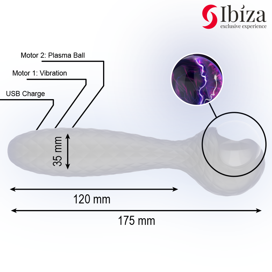 IBIZA - PLASMA SPHERE VIBRATOR AND STIMULATOR - Image 5