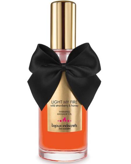 BIJOUX - MASSAGE OIL HEAT EFFECT STRAWBERRY AROMA