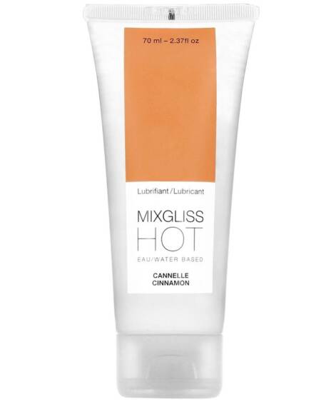 MIXGLISS - HEAT EFFECT LUBRICANT CINNAMON FLAVOR 70ML