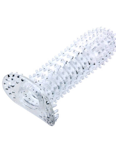 BAILE - PENIS SHEATH WITH PINK STIMULATING POINTS 14 CM