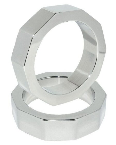 METAL HARD - PENIS AND TESTICLE NUT RING 55 MM