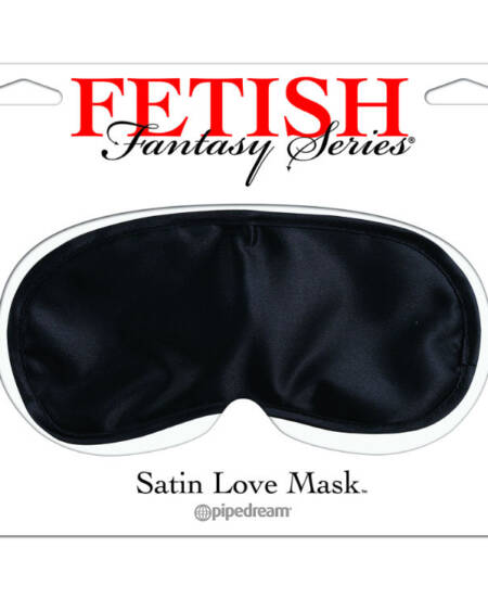 FETISH FANTASY SERIES - SATIN LOVE MASK BLACK