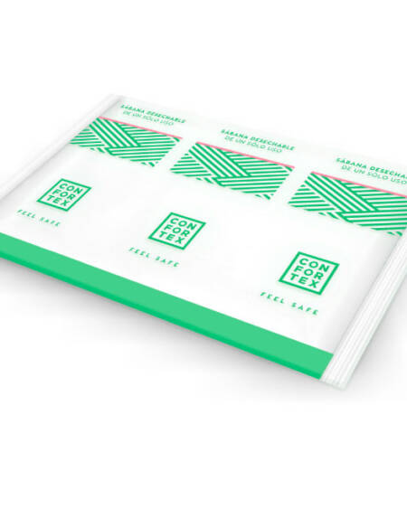 CONFORTEX - DISPOSABLE HYGIENIC SHEETS, INDIVIDUAL BAG