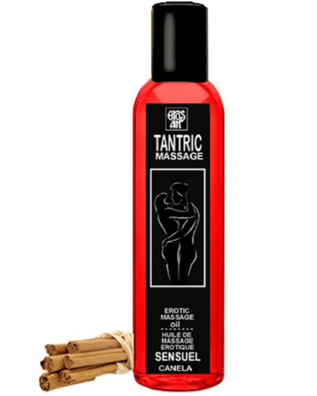 EROS-ART - NATURAL TANTRIC MASSAGE OIL AND APHRODISIAC CINNAMON 30 ML