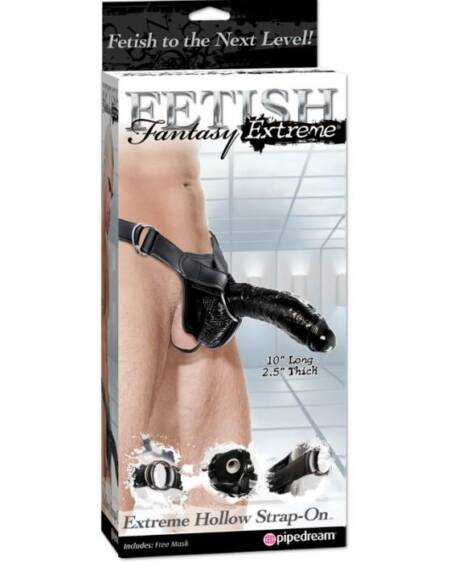 FETISH FANTASY EXTREME - HOLLOW STRAP-ON BLACK