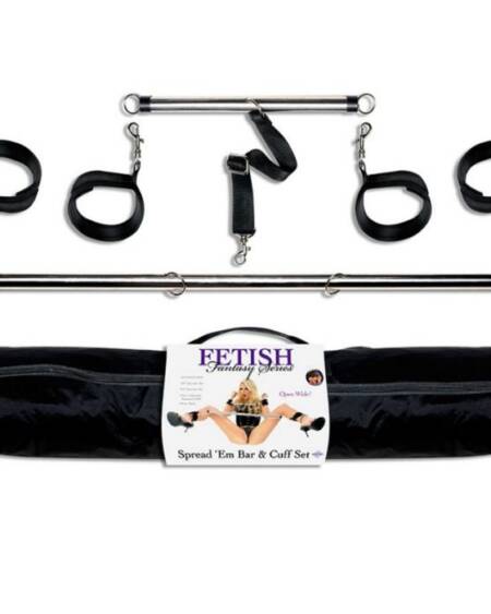 FETISH FANTASY SERIES - SERIES SPREAD EM BAR AND CUFF SET