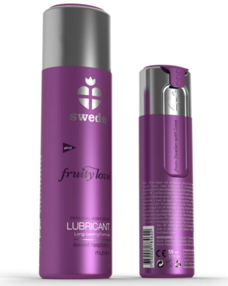 SWEDE - FRUITY LOVE LUBRICANT RASPBERRY RHUBARB 100 ML