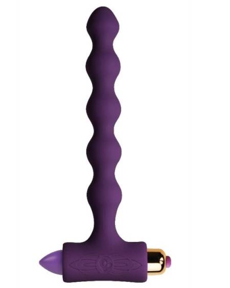 ROCKS-OFF - ANAL PLUG WITH VIBRATION AND RIVERLES PETITE SENSATIONS PEARLS