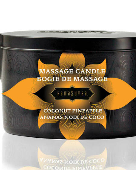 KAMASUTRA - COCONUT AND PINEAPPLE MASSAGE CANDLE 170GR