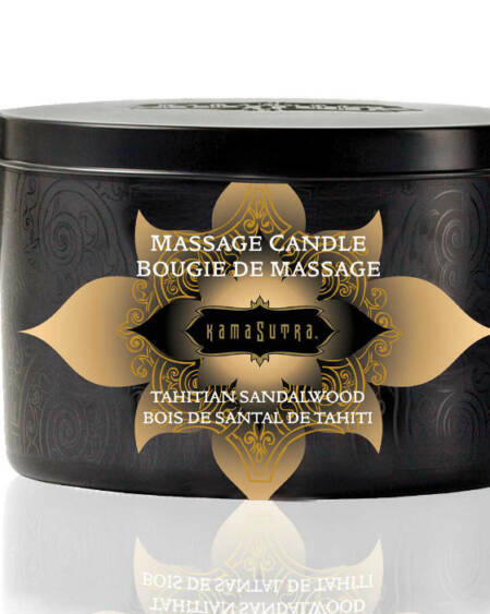 KAMASUTRA - VANILLA AND SANDALWOOD MASSAGE CANDLE 170 GR