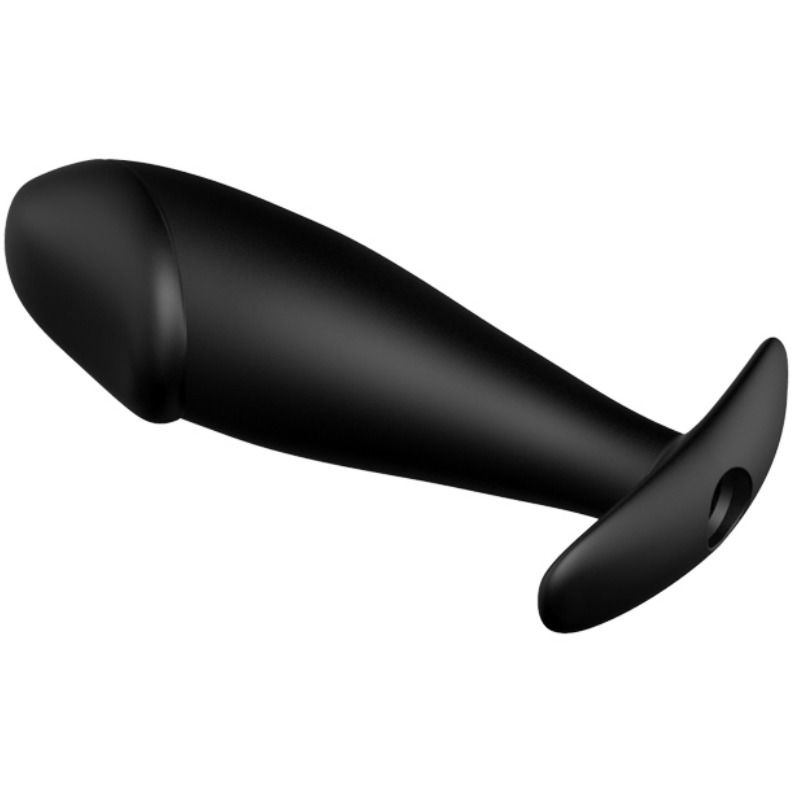 PRETTY LOVE - SILICONE ANAL PLUG PENIS FORM AND 12 VIBRATION MODES BLACK - Image 3