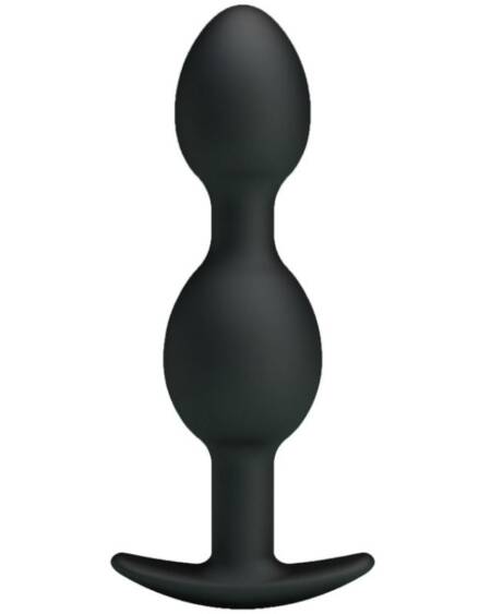 PRETTY LOVE - SILICONE ANAL BALLS 12.5 CM BLACK