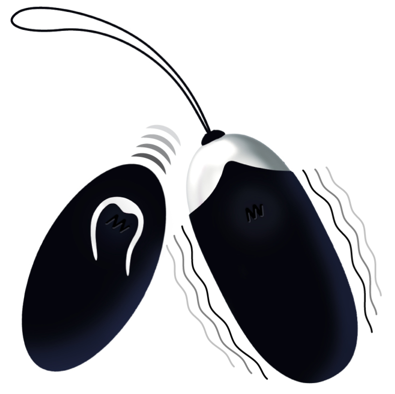 INTENSE - FLIPPY II VIBRATING EGG WITH REMOTE CONTROL BLACK - Image 2