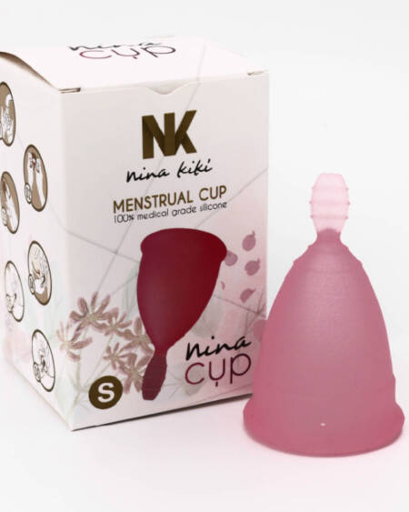 NINA KIKÍ - MENSTRUAL CUP PINK SIZE S 6 + 1 FREE
