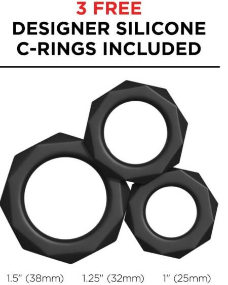 PDX ELITE - COCK COMPRESSOR VIBRATING STROKER