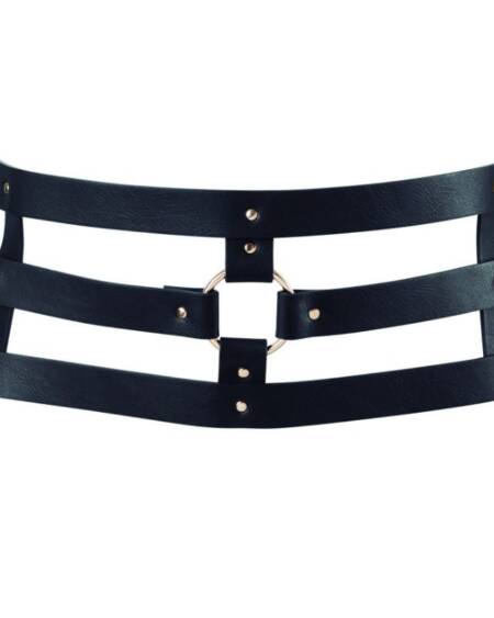 BIJOUX - INDISCRETS MAZE BELT WITH STRAP BLACK