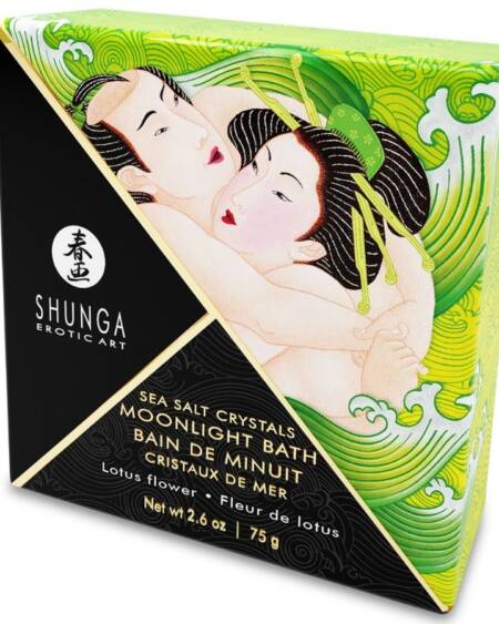 SHUNGA - LOTUS FLAVORED BATH OR SALTS 75 GR