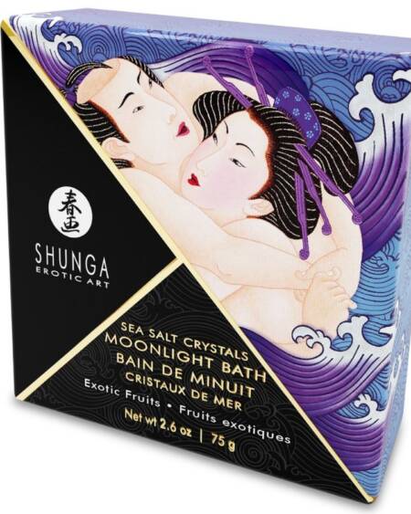 SHUNGA - EXOTIC PURPLE FLAVORED BATH SALTS 75 GR