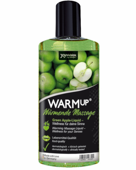 JOYDIVISION WARMUP - GREEN APPLE MASSAGE OIL - 150 ML