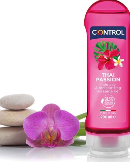 CONTROL - 2 EN 1 MASSAGE  PLEASURE THAI PASSION 200 ML