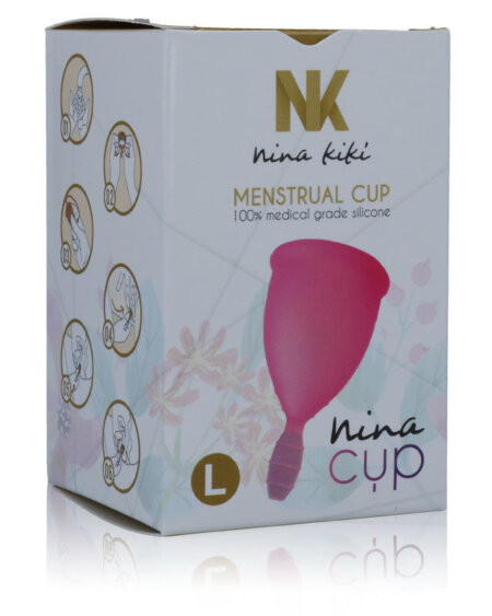 NINA KIKÍ - MENSTRUAL CUP PINK - SIZE L