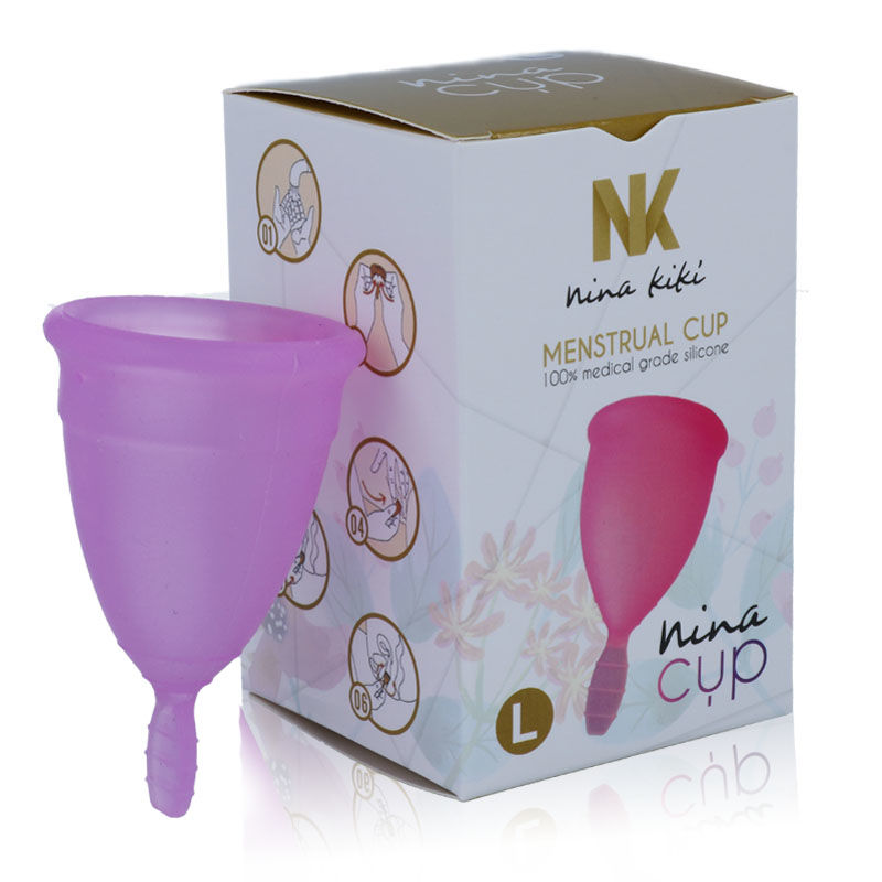 NINA KIKÍ - MENSTRUAL CUP PURPLE - SIZE L - Image 3
