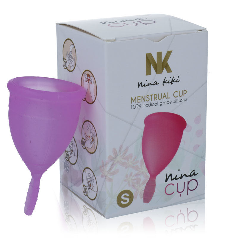 NINA KIKÍ - MENSTRUAL CUP PURPLE - SIZE S - Image 3