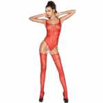 PASSION - WOMAN BS034 RED BODYSTOCKING ONE SIZE