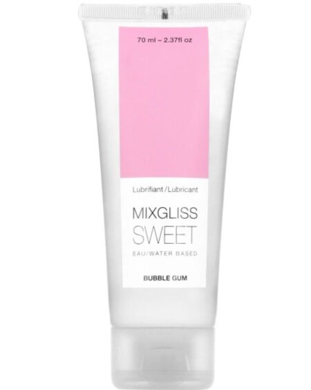 MIXGLISS - WATER BASED LUBRICANT GUM FLAVOR 70 ML
