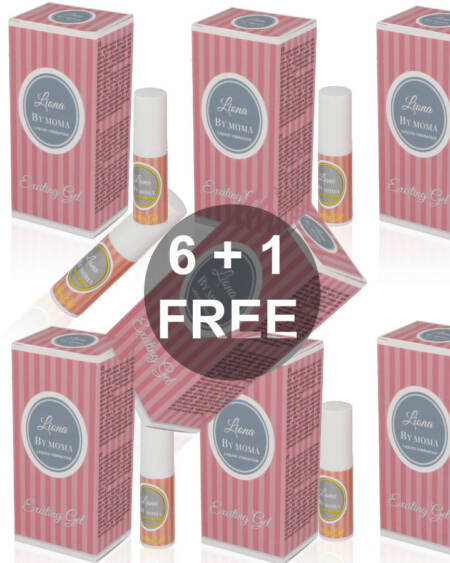 LIONA BY MOMA LIQUID VIBRATOR EXCITING GEL  6 + 1 FREE