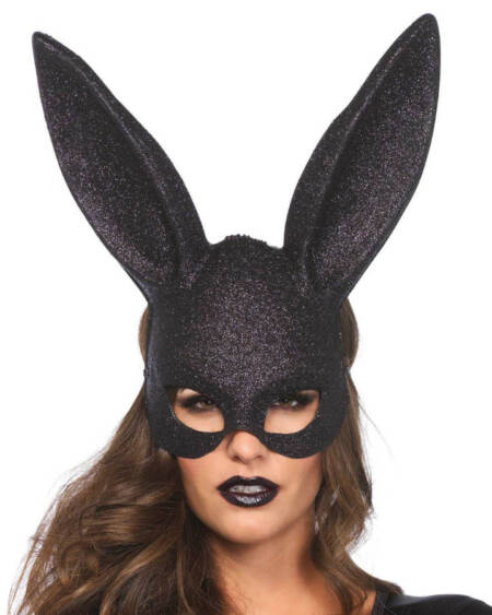 LEG AVENUE - GLITTER MASQUERADE RABBIT MASK