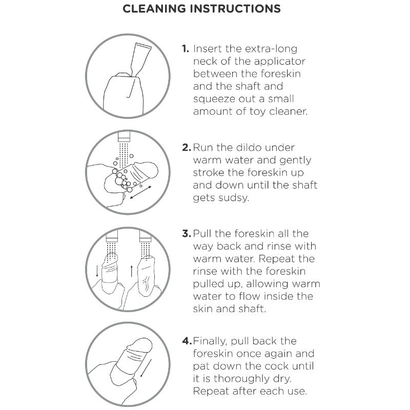 KING COCK - REALISTIC DILDO UNCUT FLESH 15 CM - Image 5