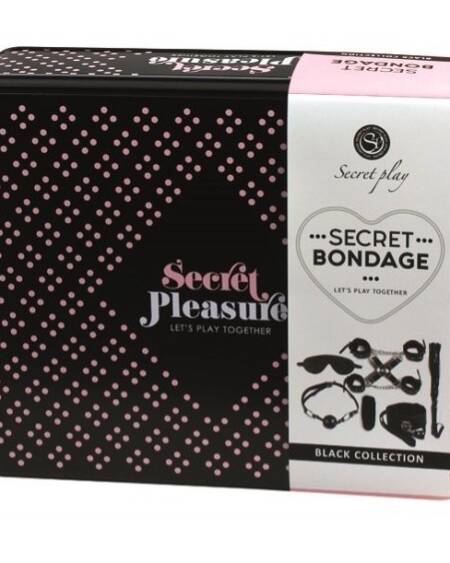 SECRETPLAY - BDSM SET 8 PCS BLACK
