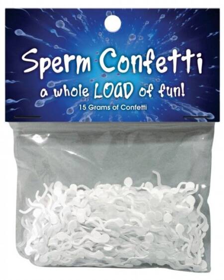 KHEPER GAMES - SPERM-SHAPED CONFETTI