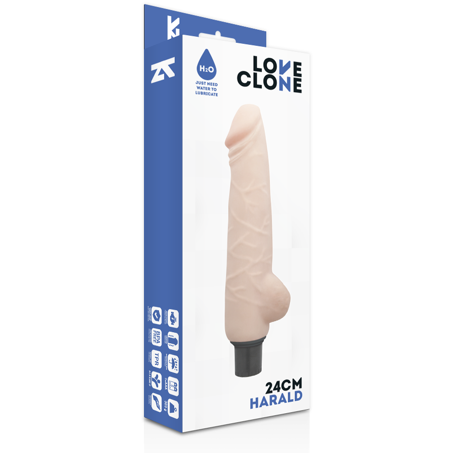 LOVECLONE - HARALD SELF LUBRICATION VIBRATOR 24 CM -O- 4 CM - Image 4