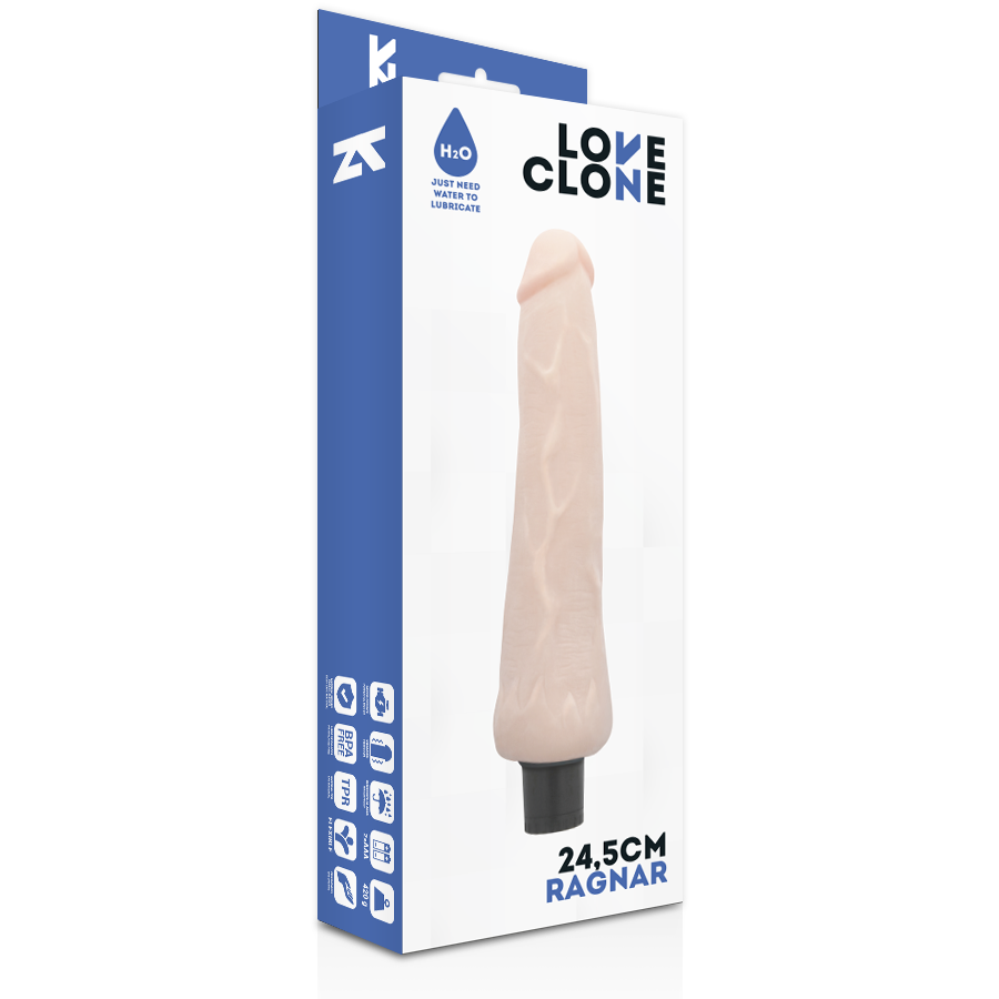 LOVECLONE - RAGNAR SELF LUBRICATION VIBRATOR 24.5 CM -O- 3.5 CM - Image 4