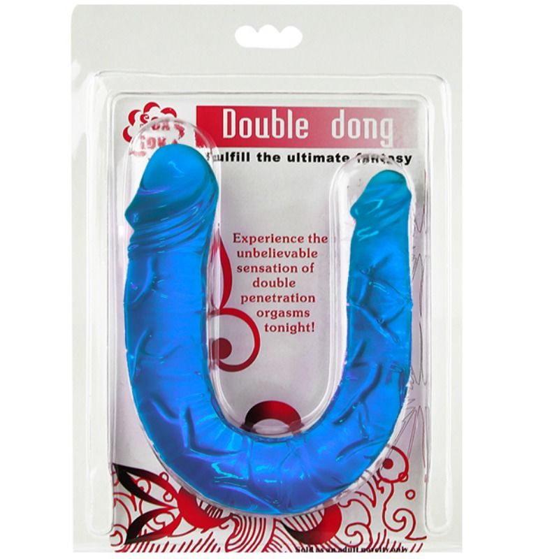 BAILE - DOUBLE DONG DOUBLE DILDO BLUE – Bild 2