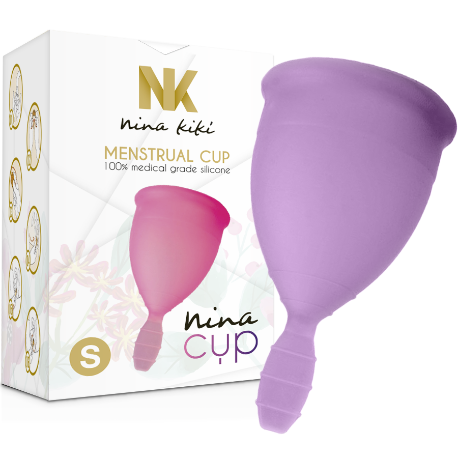 NINA KIKÍ - MENSTRUAL CUP PURPLE - SIZE S - Image 4