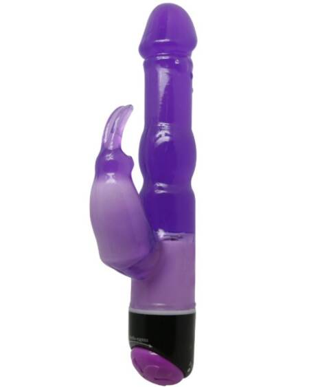 BAILE - WAVES OF PLEASURE FANTASY VIBRATOR WITH LILAC RABBIT 23 CM
